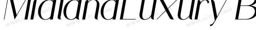 MidlandLuxury Black字体转换